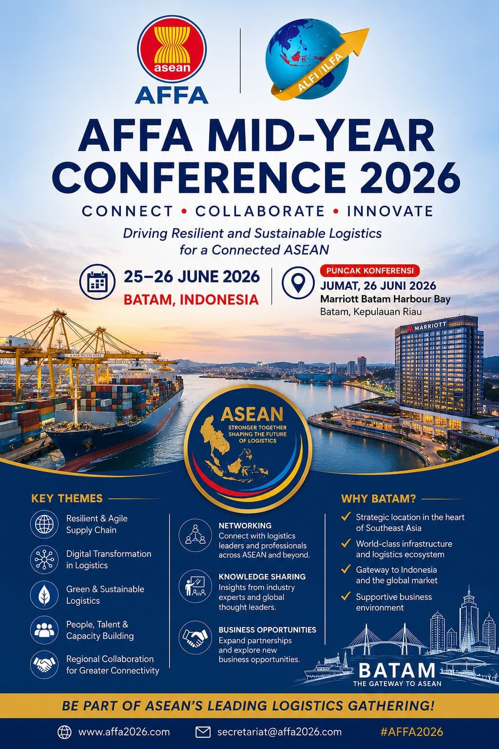 AFFA Mid-Year Conference 2026: Driving Risilient & Suistainable Logistics For a Connected Asean